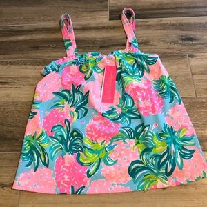 NWT Lilly Pulitzer top in Pineapple Shake s
